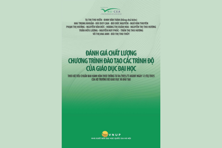 Sách "Đánh giá chất lượng chương trình đào tạo các trình độ của giáo dục đại học theo Bộ tiêu chuẩn ban hành kèm theo Thông tư 04/2025/TT-BGDĐT ngày 17/02/2025 của Bộ trưởng Bộ Giáo dục và Đào tạo"