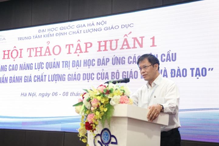 Khai mạc Hội thảo tập huấn “Nâng cao năng lực quản trị đại học đáp ứng các yêu cầu tiêu chuẩn đánh giá chất lượng giáo dục của Bộ Giáo dục và Đào tạo”