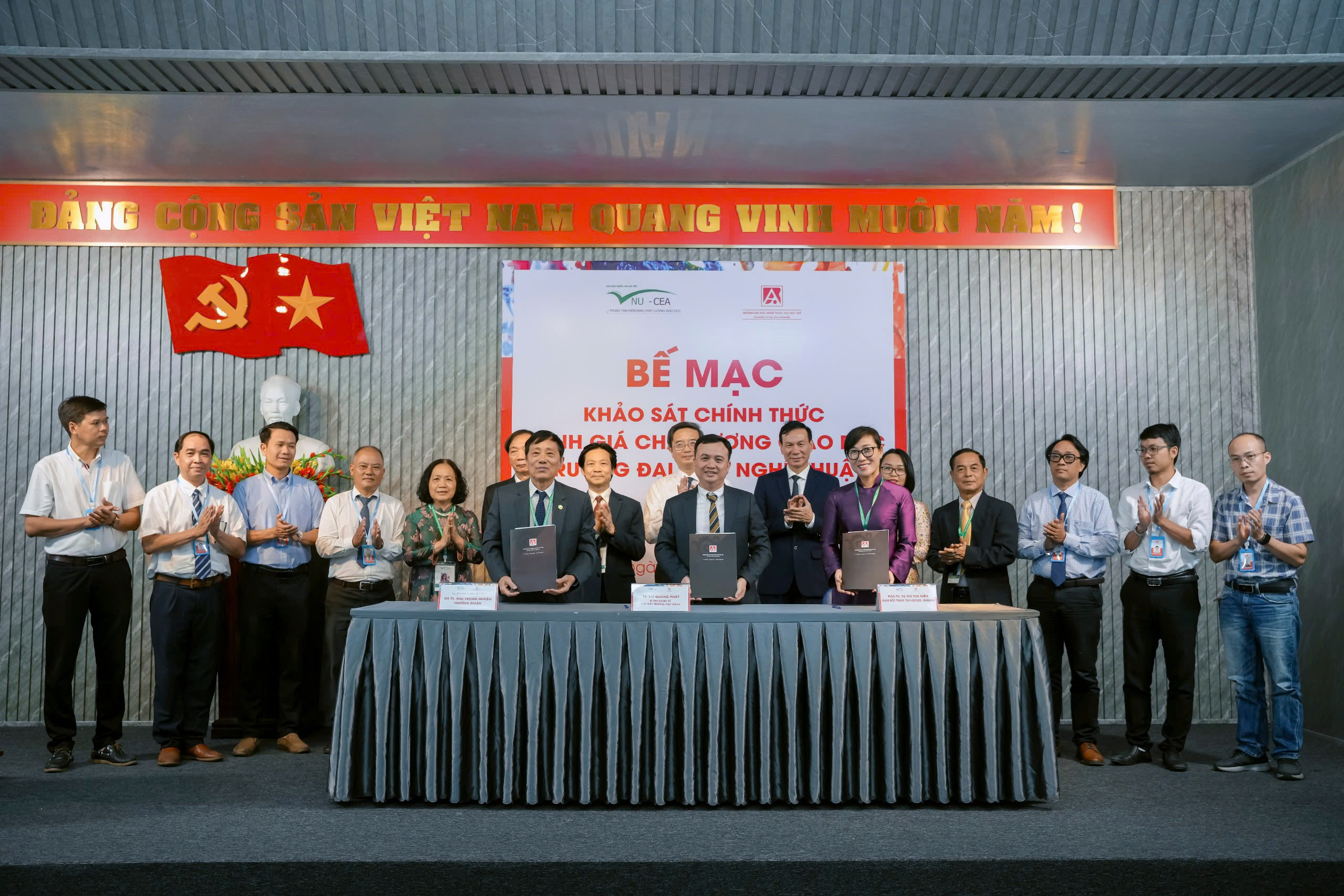 Bế mạc Khảo sát chính thức đánh giá chất lượng cơ sở giáo dục Trường Đại học Nghệ thuật, Đại học Huế