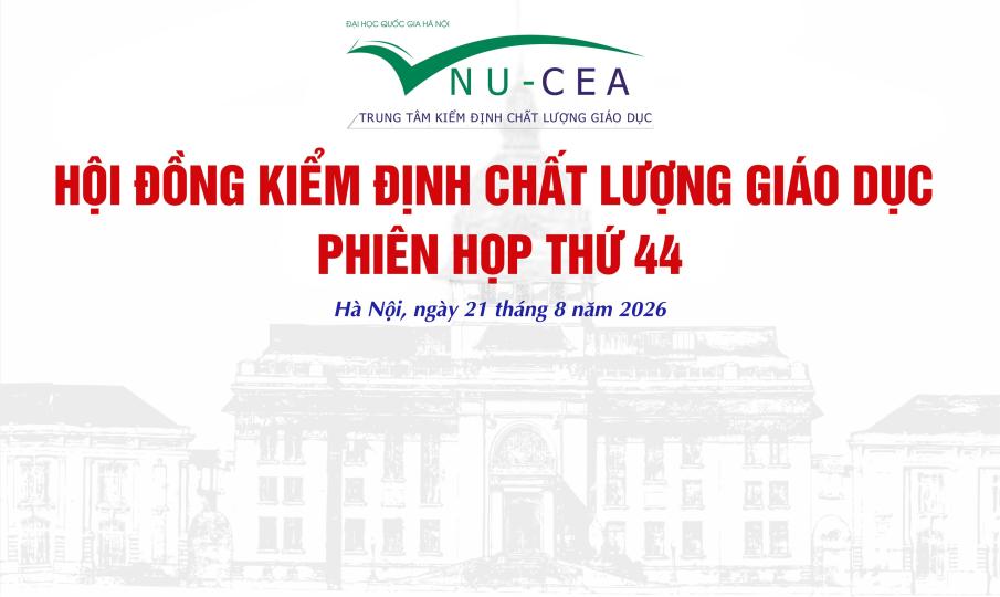 Phiên họp lần thứ 44 Hội đồng Kiểm định chất lượng giáo dục