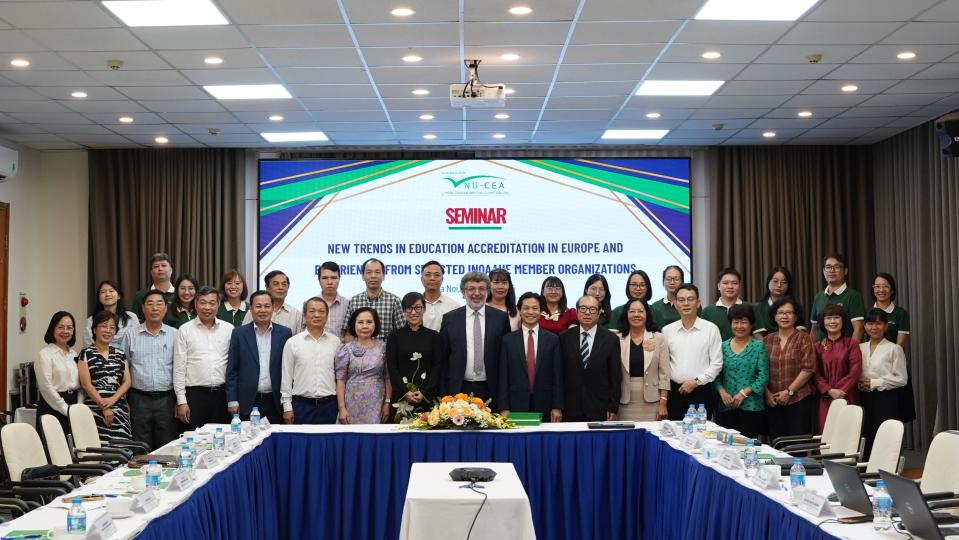 Trung tâm KĐCLGD - ĐHQGHN tổ chức Seminar về xu hướng mới trong kiểm định chất lượng giáo dục ở Châu Âu và kinh nghiệm từ một số tổ chức thành viên của INQAAHE