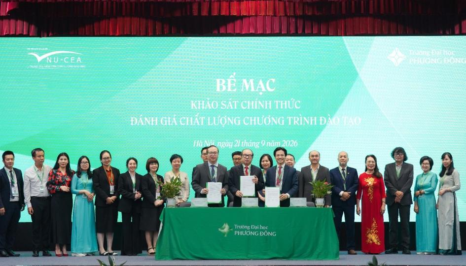Bế mạc khảo sát chính thức đánh giá ngoài các chương trình đào tạo Trường Đại học Phương Đông