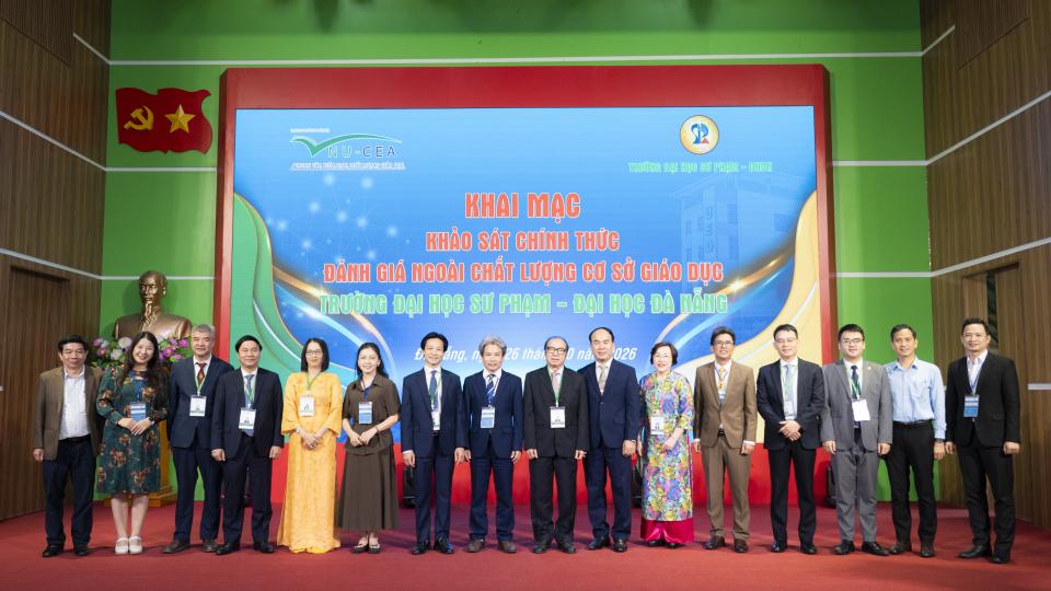 KHAI MẠC KHẢO SÁT CHÍNH THỨC ĐÁNH GIÁ NGOÀI CHU KỲ 3 TRƯỜNG ĐẠI HỌC SƯ PHẠM - ĐẠI HỌC ĐÀ NẴNG