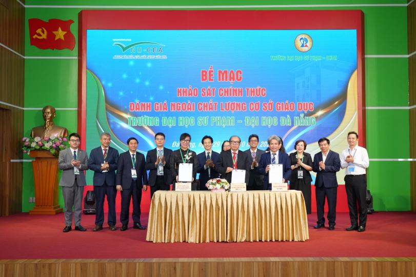 Bế mạc Khảo sát chính thức đánh giá chất lượng cơ sở giáo dục chu kỳ 3 Trường Đại học Sư phạm - Đại học Đà Nẵng
